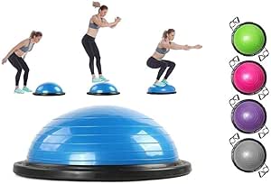 BosuBall Balance Ball With 2 Hand Bands-Blue