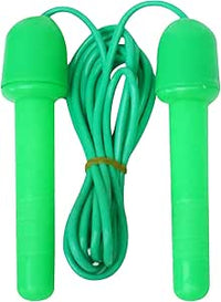 Plastic Hand Adjustable Cable Jump Rope-Green