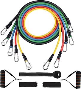 High Quality 5 Resistance Tube With Door Lock and Leg Holder