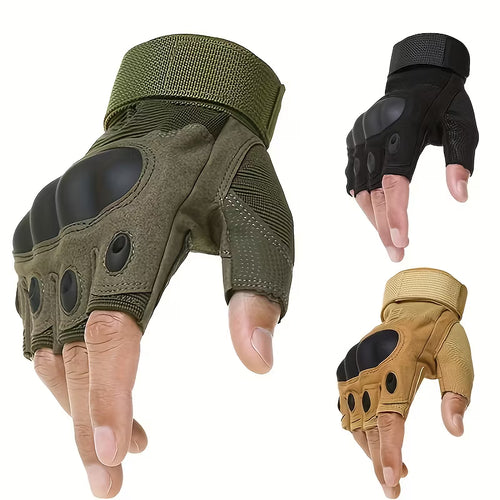 Camo Bike Gloves-Dark Green